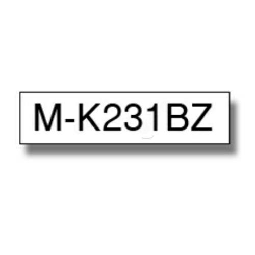 Brother Banda de inscriptionare negru pe alb (MK231BZ / MK231), 12mm, nu este laminat