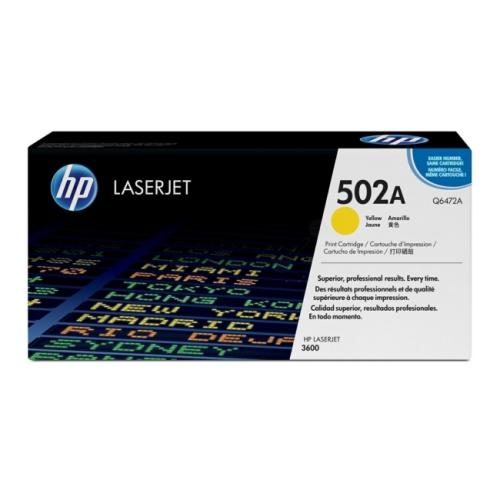 HP Toner galben (Q6472A / 502A)