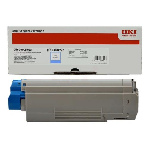 Oki Toner cian (43381907)