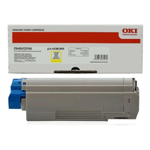 Oki Toner galben (43381905 /)