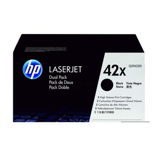 HP Toner negru (Q5942XD / 42XD) (Pachet dublu, high capacity)