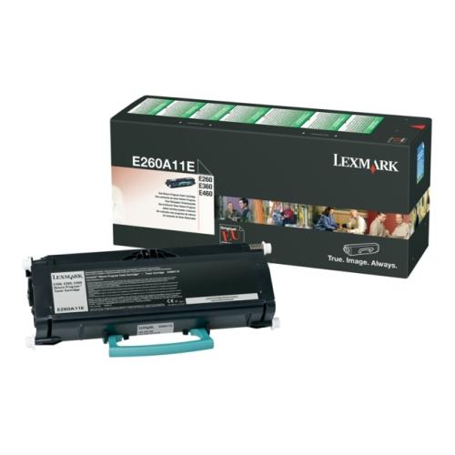 Lexmark Toner negru (E260A11E / 0E260A11E) (Returnare)