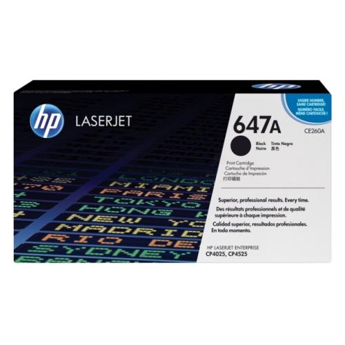 HP Toner negru (CE260A / 647A)