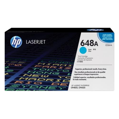 HP Toner cian (CE261A / 648A)