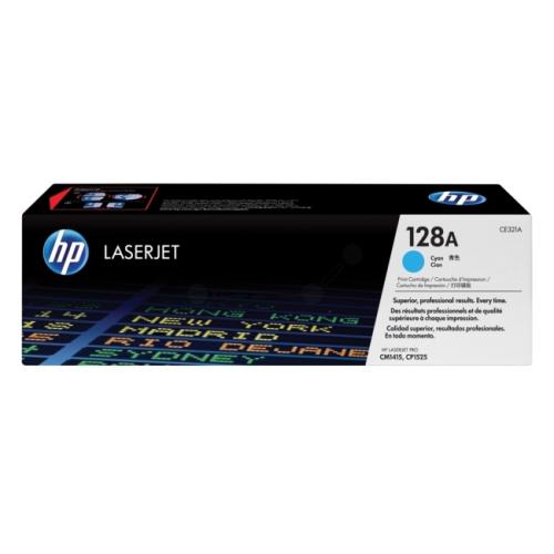 HP Toner cian (CE321A / 128A)