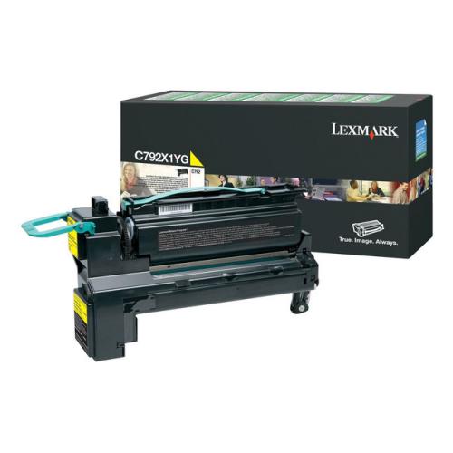 Lexmark Toner galben (C792X1YG / 0C792X1YG) (Returnare, high capacity)