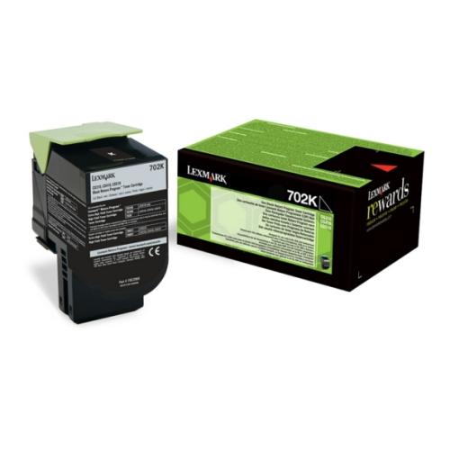 Lexmark Toner negru (70C20K0 / 702K) (Returnare)