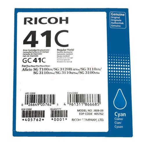 Ricoh Cartus cu cerneala cian (405762 / GC41C)