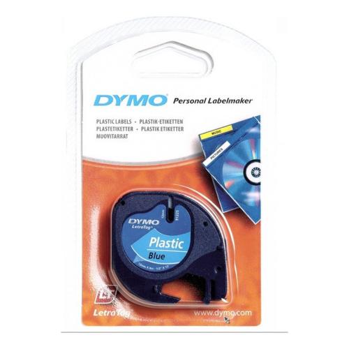 Dymo Banda de inscriptionare Letra Tag albastru (91205 / S0721650), 12mm