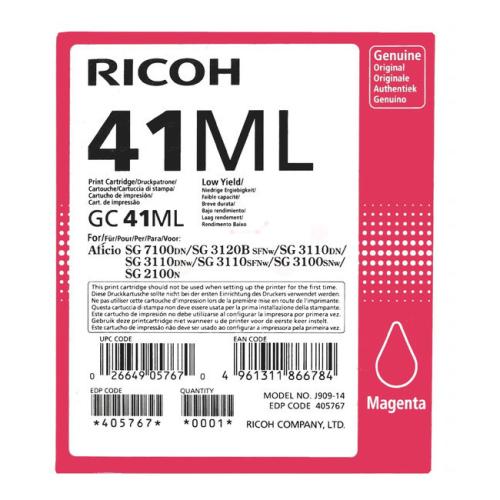 Ricoh Cartus cu cerneala magenta (405767 / GC41ML)