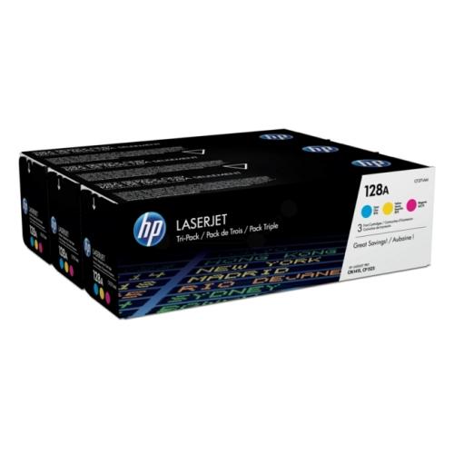 HP Toner cian / magenta / galben (CF371AM / 128A) (multipack)