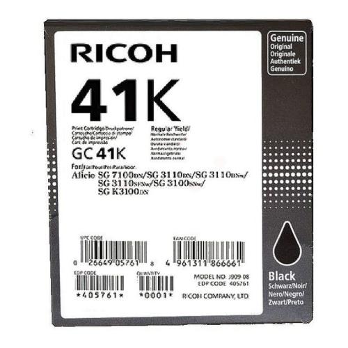 Ricoh Cartus cu cerneala negru (405761 / GC41K)