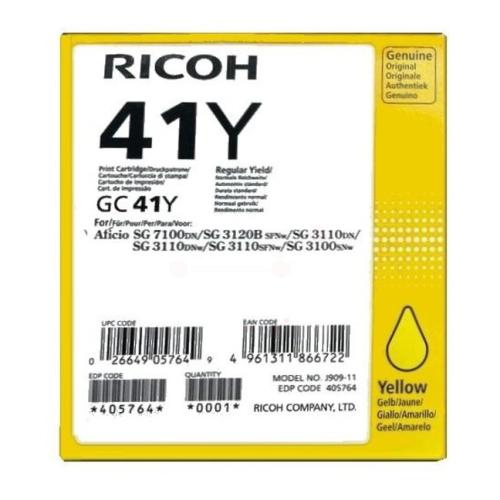 Ricoh Cartus cu cerneala galben (405764 / GC41Y)