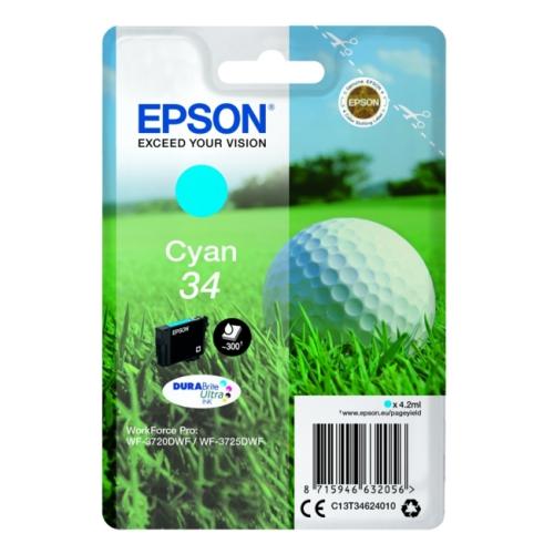 Epson Cartus cu cerneala cian (C13T34624010 / 34)