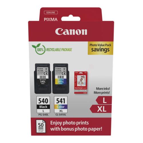 Canon Cartus cu cerneala / hartie foto negru / culoare (5222B013 / PG540XL+CL541XL) (Pachet dublu, multipack, high capacity)