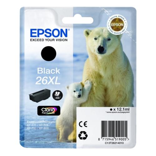 Epson Cartus cu cerneala negru (C13T26214012 / 26XL) (high capacity)