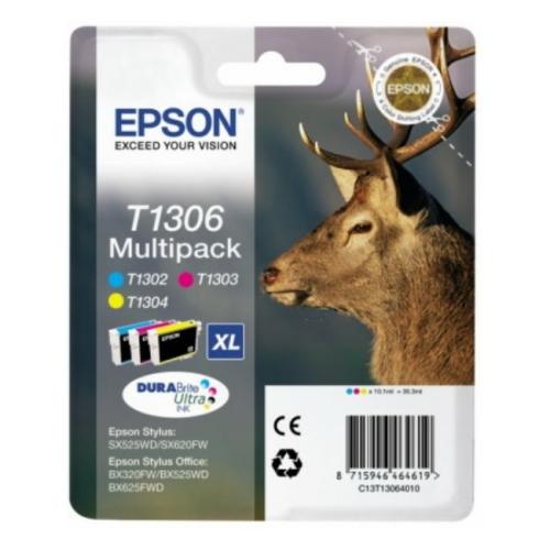 Epson Cartus cu cerneala cian / magenta / galben (C13T13064012 / T1306) (multipack)