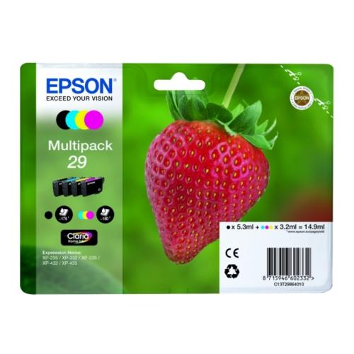 Epson Cartus cu cerneala negru / cian / magenta / galben (C13T29864012 / 29) (multipack)