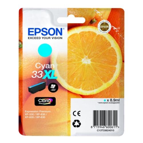 Epson Cartus cu cerneala cian (C13T33624012 / 33XL) (high capacity)