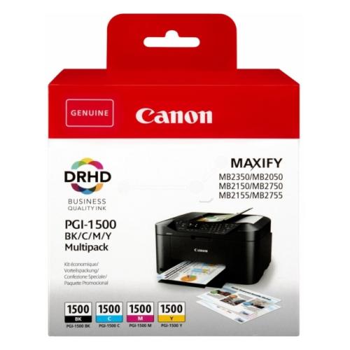 Canon Cartus cu cerneala negru / cian / magenta / galben (9218B005 / PGI1500BKCMY) (multipack)