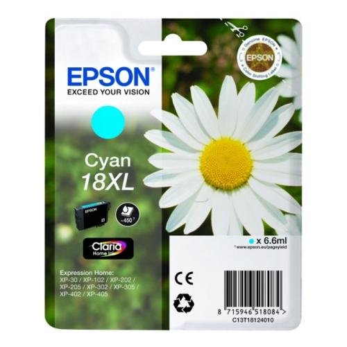 Epson Cartus cu cerneala cian (C13T18124012 / 18XL) (high capacity)