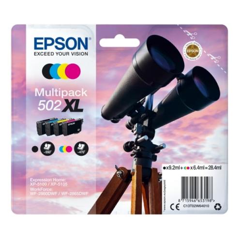 Epson Cartus cu cerneala negru / cian / magenta / galben (C13T02W64010 / 502XL) (multipack, high capacity)