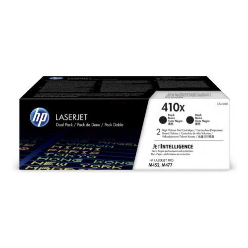 HP Toner negru (CF410XD / 410X) (Pachet dublu, high capacity)