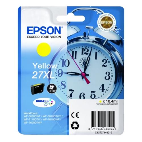 Epson Cartus cu cerneala galben (C13T27144012 / 27XL) (high capacity)