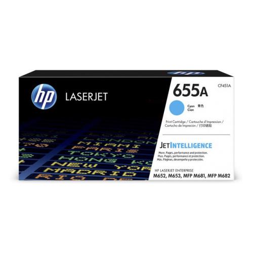 HP Toner cian (CF451A / 655A)