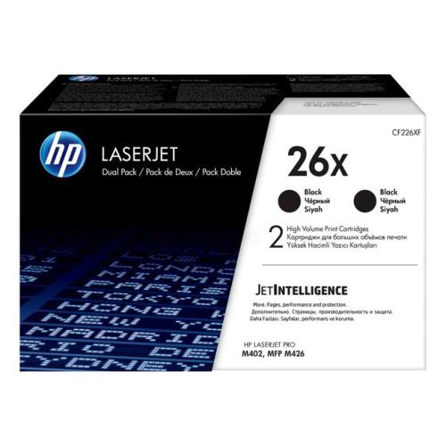 HP Toner negru (CF226XD / 26X) (Pachet dublu, high capacity)