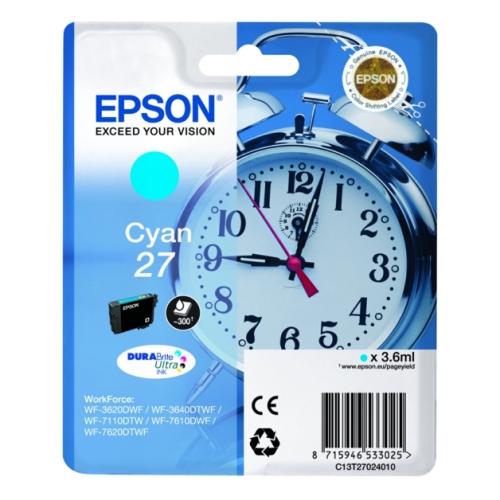 Epson Cartus cu cerneala cian (C13T27024012 / 27)