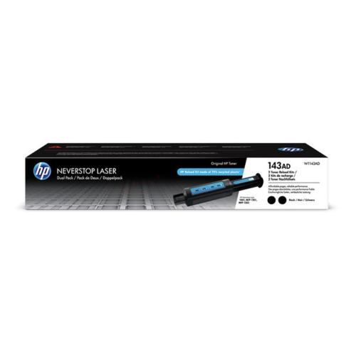 HP Toner negru (W1143AD / 143AD) (Pachet dublu)