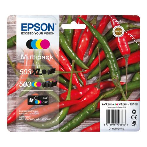 Epson Cartus cu cerneala negru / cian / magenta / galben (C13T09R94010 / 503XL503) (multipack)