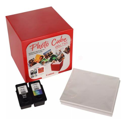 Canon Cartus cu cerneala / hartie foto negru / culoare (3713C007 / PG560+CL561) (Pachet dublu, multipack)