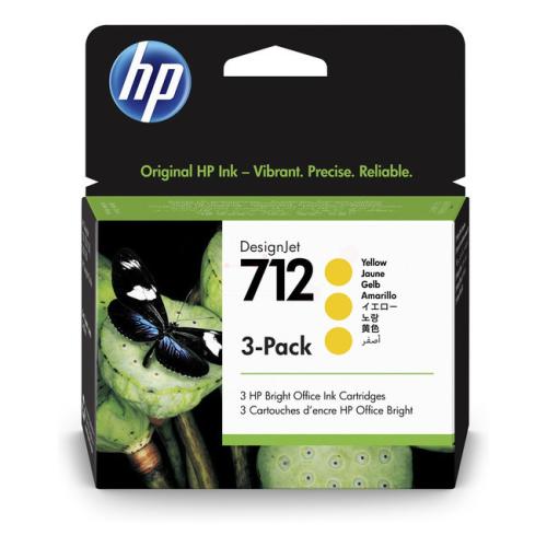 HP Cartus cu cerneala galben (3ED79A / 712) (multipack)