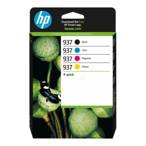 HP Cartus cu cerneala negru / cian / magenta / galben (6C400NE / 937) (multipack)