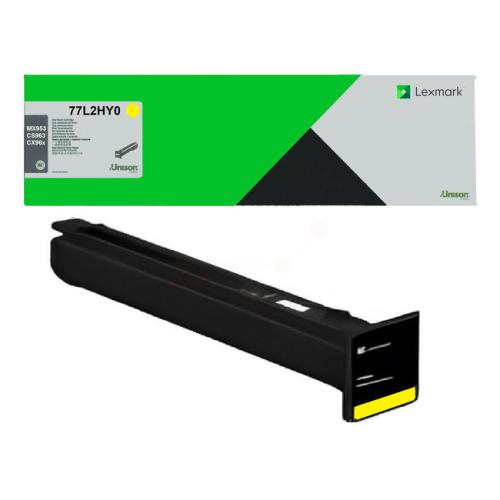 Lexmark Toner galben (77L2HY0 / 077L2HY0) (Returnare, high capacity)