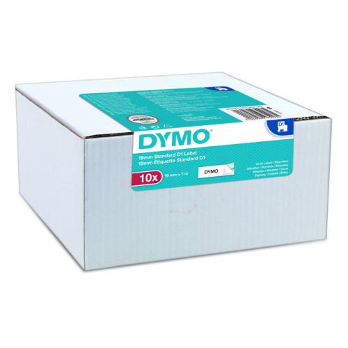 Dymo Etichete negru pe alb (2093098 / D1), 19mm