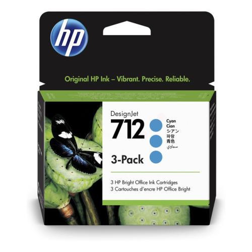 HP Cartus cu cerneala cian (3ED77A / 712) (multipack)