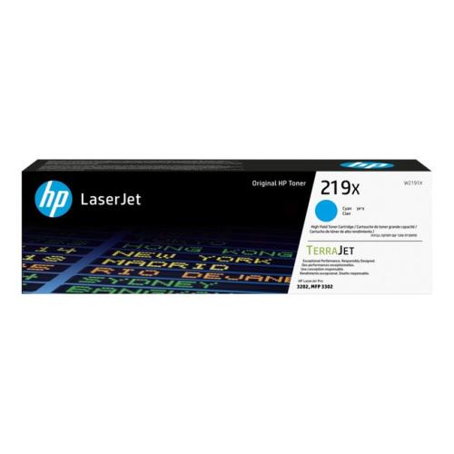 HP Toner cian (W2191X / 219X) (high capacity)