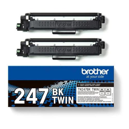 Brother Toner negru (TN247BKTWIN /) (Pachet dublu)