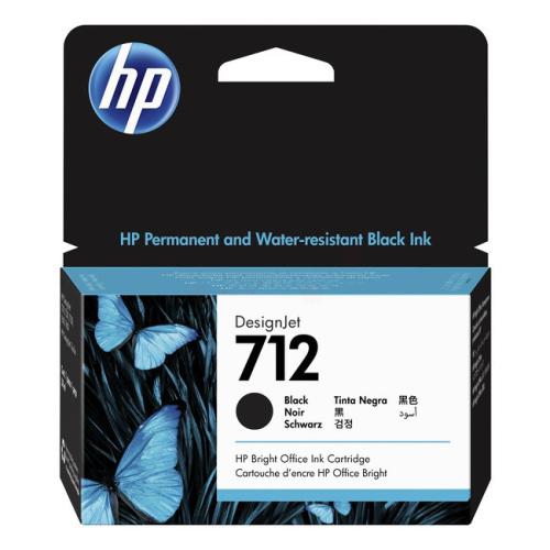 HP Cartus cu cerneala negru (3ED70A / 712)