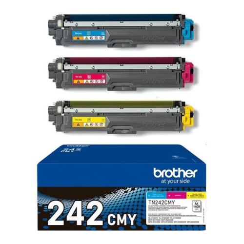 Brother Toner cian / magenta / galben (TN242CMY /) (multipack)