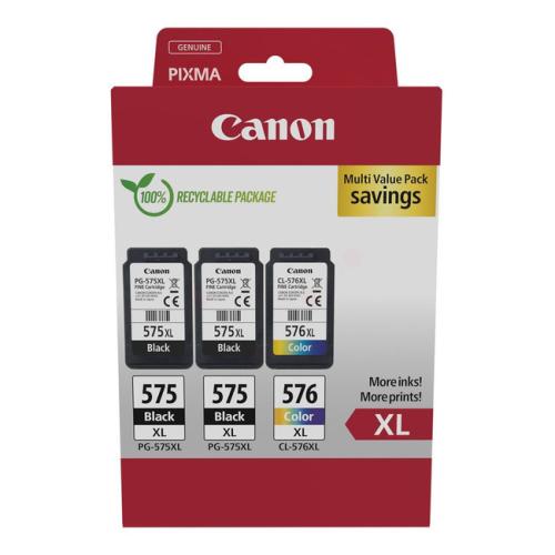 Canon Cartus cu cerneala negru / culoare (5437C004 / PG575XL+CL576XL) (multipack, high capacity)