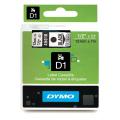 Dymo Etichete negru pe transparent (45010 / S0720500), 12mm, laminat