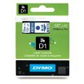 Dymo Etichete albastru pe alb (45014 / S0720540), 12mm, laminat