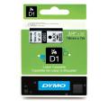 Dymo Etichete negru pe alb (45803 / S0720830), 19mm, laminat