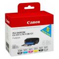 Canon Cartus cu cerneala negru / cian / magenta / galben / gri (6496B005 / PGI550CLI551) (multipack)