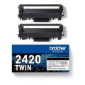 Brother Toner negru (TN2420TWIN /) (Pachet dublu)